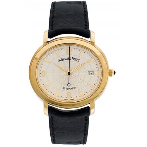 Audemars Piguet Millenary 18kt Yellow Gold Black Men's Watch 14908BA.OO.D001CR.01 watches