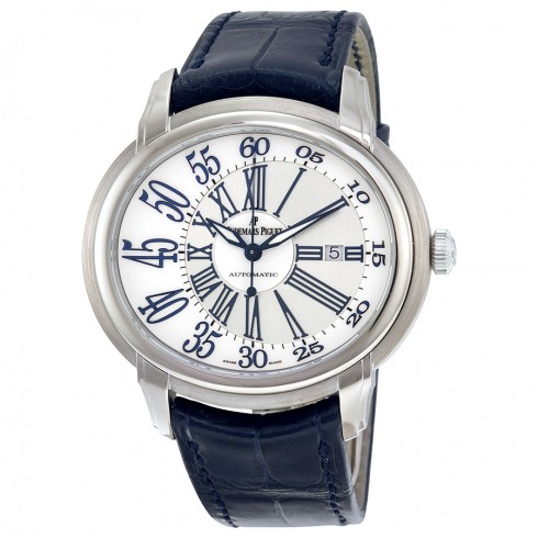 Audemars Piguet Millenary Automatic Silver Dial Blue Leather Men's Watch 15320BC.OO.D028CR.01 watches