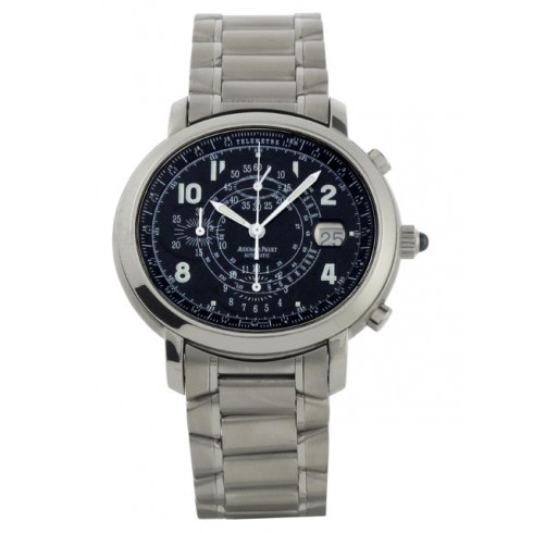 Audemars Piguet Millenary Chronograph Automatic Black Dial Stainless Steel Men's Watch 25897ST.O.1136ST.02 watches