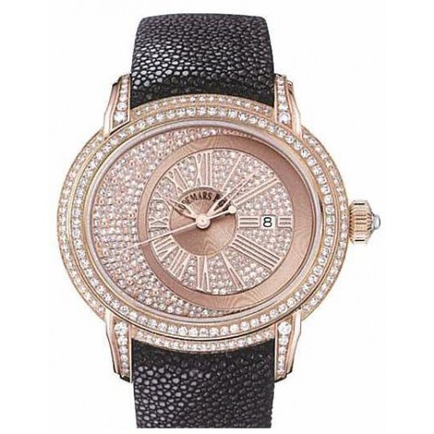Audemars Piguet Millenary Diamond Pave Automatic Rose Gold Men's Watch 15330OR.ZZ.D001GA.01 watches