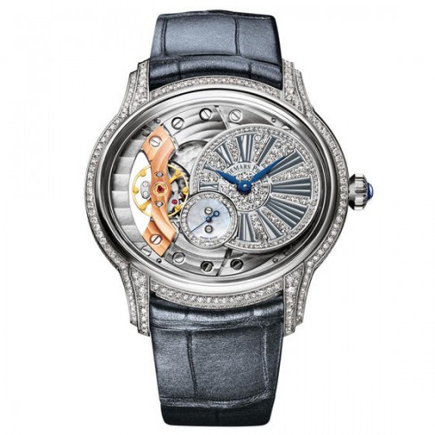 Audemars Piguet Millenary Diamond Pave Dial Ladies 18 Carat White Gold Watch 77248BC.ZZ.A111CR.01 watches