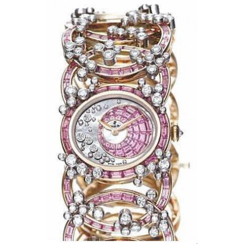 Audemars Piguet Millenary Precieuse Diamond and Pink Sapphire Rose Gold Ladies Watch 79385OR.ZF.9187RC.01 watches