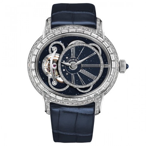 Audemars Piguet Millenary Tourbillon Blue Aventurine Dial Men's Hand Wind Diamond Watch 26381BC.ZZ.D312CR.01 watches