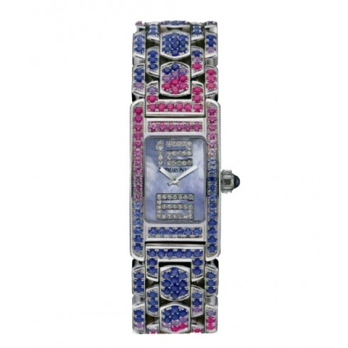 Audemars Piguet Promesse Multi-Colored Sapphire and White Gold Ladies Watch 67465BC.YY.1189BC.02 watches