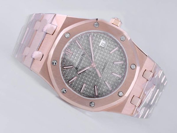 Audemars Piguet Royal Oak 15202OR.OO.0944OR.01 Round Grey Dial Automatic Watch watches