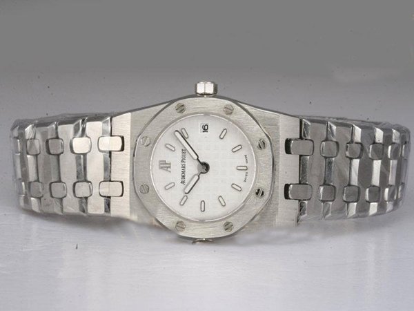 Replica Audemars Piguet Royal Oak 15202ST.OO.0944ST.01 White Dial Quartz Stainless Steel Bezel Watch Watch