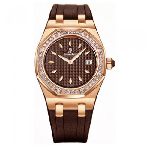 Audemars Piguet Royal Oak 18K Gold Case Ladies Watch 67621OR-ZZ-D080CA-01 watches