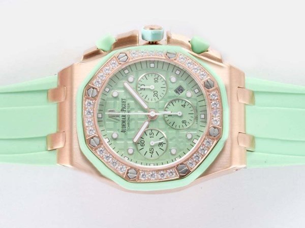 Audemars Piguet Royal Oak 25966BC.ZZ.1185BC.01 Automatic Green Dial Round Watch watches