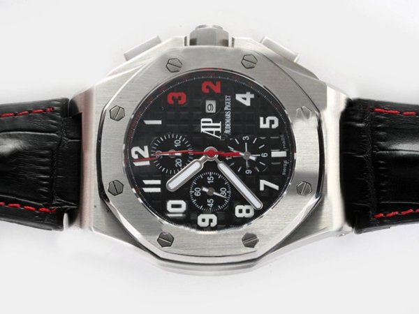 Audemars Piguet Royal Oak 26022BC.OO.D028CR.01 42mm Black Dial Stainless Steel Case Watch watches