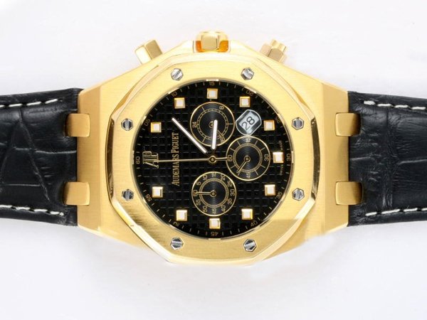 Replica Audemars Piguet Royal Oak 26022OR.00.D088CR.01 Black Dial Round Automatic Watch Watch