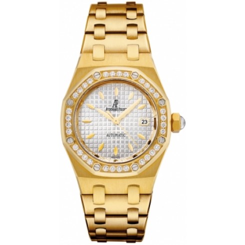Audemars Piguet Royal Oak Automatic Diamond Yellow Gold Ladies Watch 77321BA.ZZ.1230BA.01.A watches