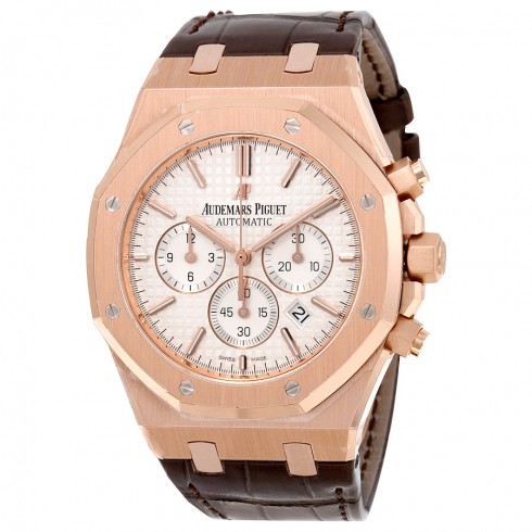 Replica Audemars Piguet Royal Oak Chronograph Automatic 18 kt Rose Gold Men's Watch 26320OR.OO.D088CR.01 Watch
