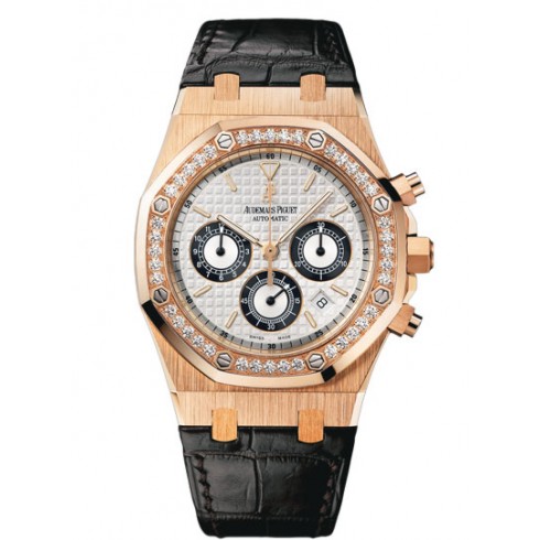 Audemars Piguet Royal Oak Chronograph Automatic Diamond Rose Gold Men's Watch 26557OR.ZZ.D098CR.01 watches