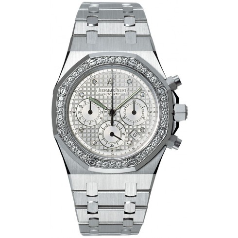 Audemars Piguet Royal Oak Chronograph Diamond 18 kt White Gold Men's Watch 25966BC.ZZ.1185BC.01 watches
