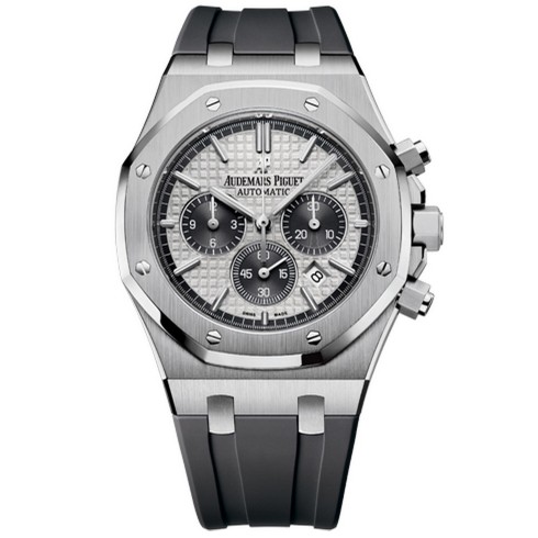 Audemars Piguet Royal Oak Chronograph QE II Cup 2015 Silver Dial Automatic Men's Chronograph Watch 26327TI.OO.D004CA.01 watches