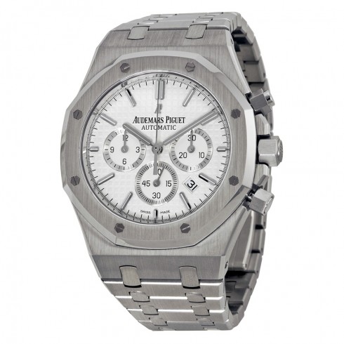 Audemars Piguet Royal Oak Chronograph Silver-Tone Dial Men's Watch 26320ST.OO.1220ST.02 watches
