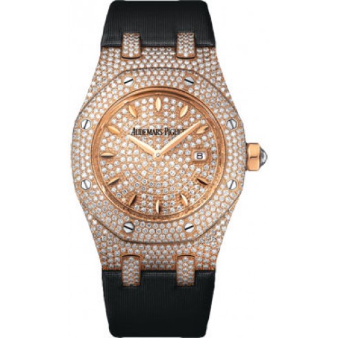 Audemars Piguet Royal Oak Diamond 18kt Rose Gold Ladies Watch 67625OR.ZZ.D009SU.01 watches
