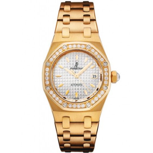 Audemars Piguet Royal Oak Diamond Automatic 18 kt Yellow Gold Ladies Watch 77321BA.ZZ.1230BA.01 watches
