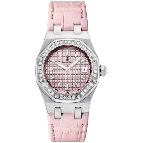 Audemars Piguet Royal Oak Diamond Pink Dial Stainless Steel Ladies Watch 67601ST.ZZ.D057CR.01 watches
