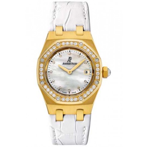 Audemars Piguet Royal Oak Mother of Pearl Diamond Ladies Watch 67601BAZZD012CR03 watches