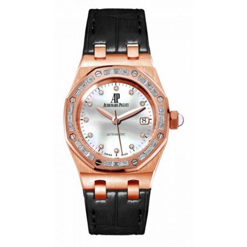 Audemars Piguet Royal Oak Mother of Pearl Diamond Ladies Watch 77331OR.ZZ.D002CR.01 watches