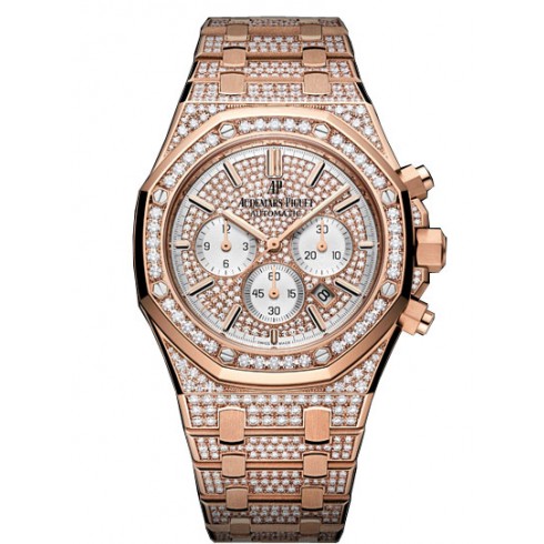 Audemars Piguet Royal Oak Offshore 18K Pink Gold Diamond Ladies Watch 26322OR.ZZ.1222OR.01 watches