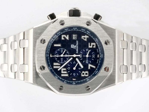 Replica Audemars Piguet Royal Oak Offshore 25721TI.OO.1000TI.04 Blue Dial Stainless Steel Case Watch Watch