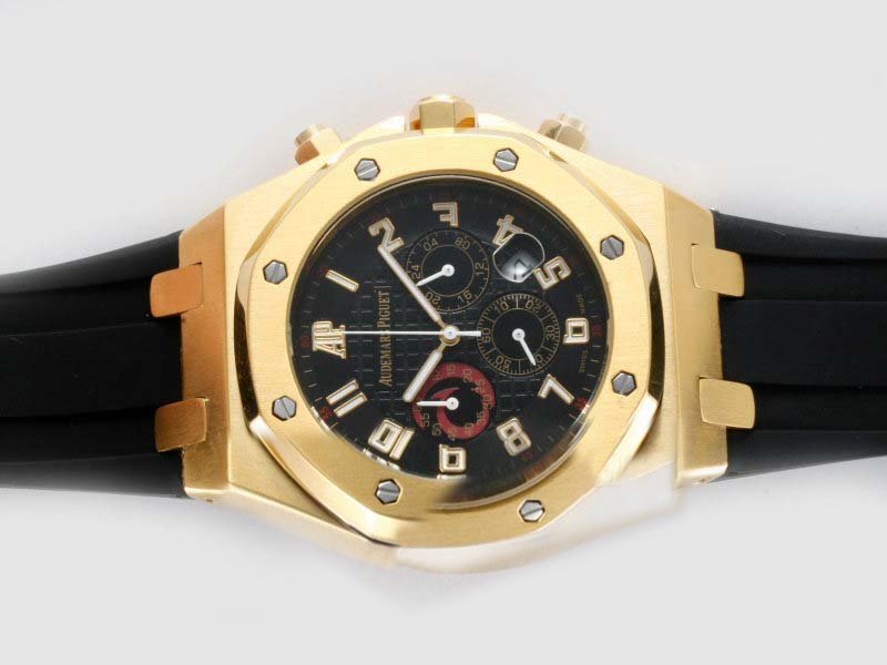 Replica Audemars Piguet Royal Oak Offshore 26040ST.OO.D002CA.01 Black Dial Round Watch Watch