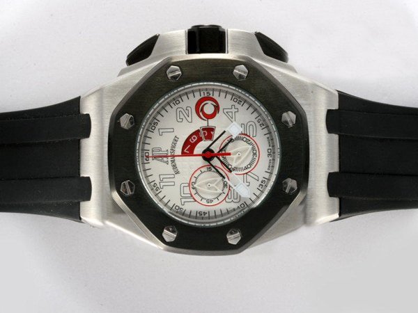 Audemars Piguet Royal Oak Offshore 26062PT.OO.A002CA.01 White Dial Stainless Steel Case 43mm Watch watches