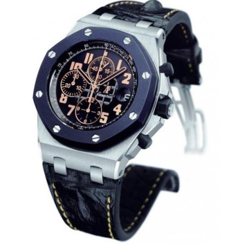 Audemars Piguet Royal Oak Offshore Black Dial Automatic Men's Chrono Watch 26298SKOOD101CR01 watches