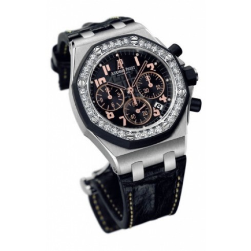 Audemars Piguet Royal Oak Offshore Diamond Bezel Chronograph Ladies Watch 26282SKZZD101CR01 watches