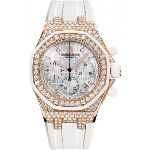 Audemars Piguet Royal Oak Offshore Diamond Chronograph 18 kt Rose Gold Ladies Watch 26092OK.ZZ.D010CA.01 watches