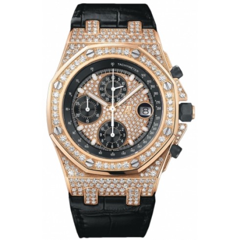 Audemars Piguet Royal Oak Offshore Diamond Pave Dial Men's Watch AP26067ORZZD002CR01 watches