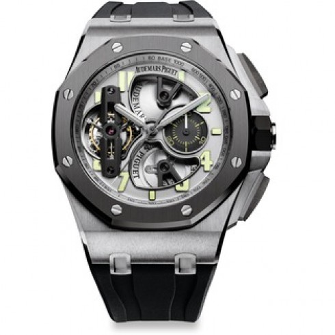 Audemars Piguet Royal Oak Offshore Silver Dial Men's Hand Wind Watch 26387IO.OO.D002CA.01 watches