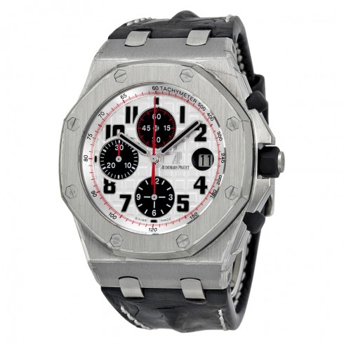 Audemars Piguet Royal Oak Offshore Silver-Tone Dial Men's Watch 26170ST.OO.D101CR.02 watches
