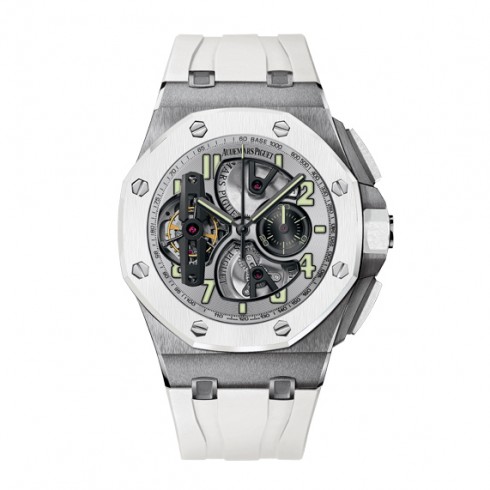 Audemars Piguet Royal Oak Offshore Tourbillion Silver Dial Automatic Men's Watch 26387IO.OO.D010CA.01 watches
