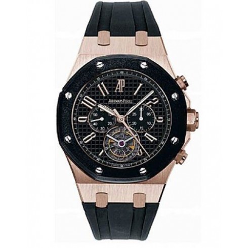 Audemars Piguet Royal Oak Offshore Tourbillon Chronograph 18 kt Rose Gold Men's Watch 26257OK.OO.D002CA.01 watches