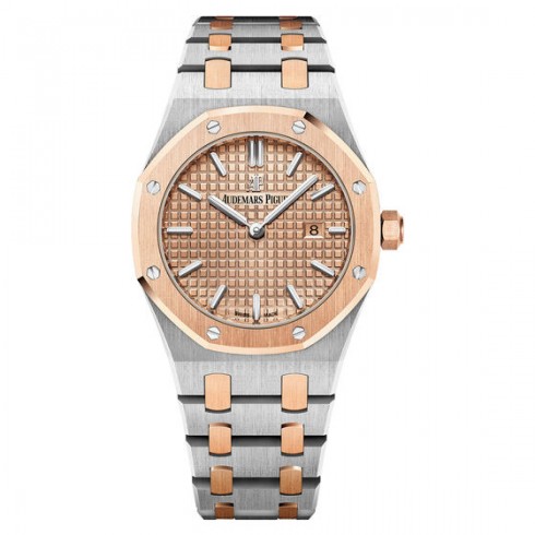 Audemars Piguet Royal Oak Pink Gold Dial Ladies 18 Carat Pink Gold Watch 67650SR.OO.1261SR.01 watches