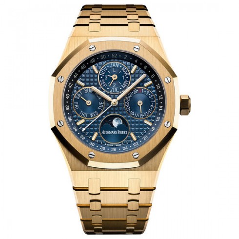 Audemars Piguet Royal Oak Prepetual Calendar Automatic Men's 18 Carat Yellow Gold Watch 26574BA.OO.1220BA.01 watches