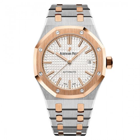 Audemars Piguet Royal Oak Silver Dial Automatic Two Tone Men's Watch 15450SR.OO.1256SR.01 watches