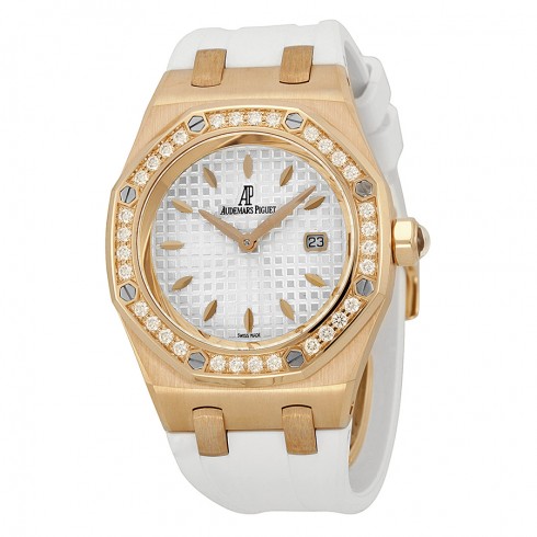 Audemars Piguet Royal Oak Silver Dial Ladies Watch 67621ORZZD010CA01 watches