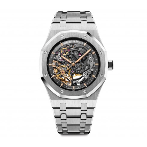 Audemars Piguet Royal Oak Slate Grey Skeleton Dial Automatic Men's Watch 15407ST.OO.1220ST.01 watches