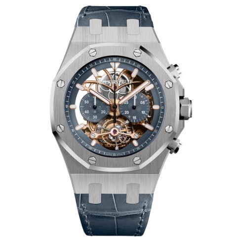 Audemars Piguet Royal Oak Tourbillion Blue Dial Automatic Men's Chronograph Watch 26347PT.OO.D315CR.01 watches