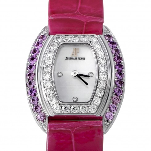 Audemars Piguet Silver Dial Diamond Ladies Watch 67528BC.ZF.A066LZ.01 watches