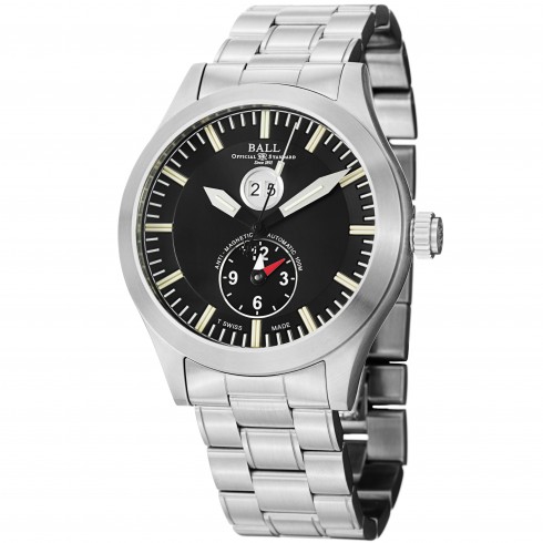 Ball Aviator Automatic Black Dial Stainless Steel Men's Watch GM2086C-S1-BK watches