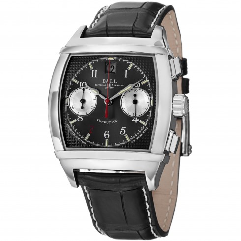 Ball Conductor Chronograph II Automatic Black Dial Men's Watch CM2068D-LJ-BK watches