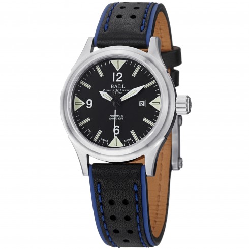 Ball Fireman Automatic Black Dial Leather Mens Watch NL2088D-LJ-BKSL watches