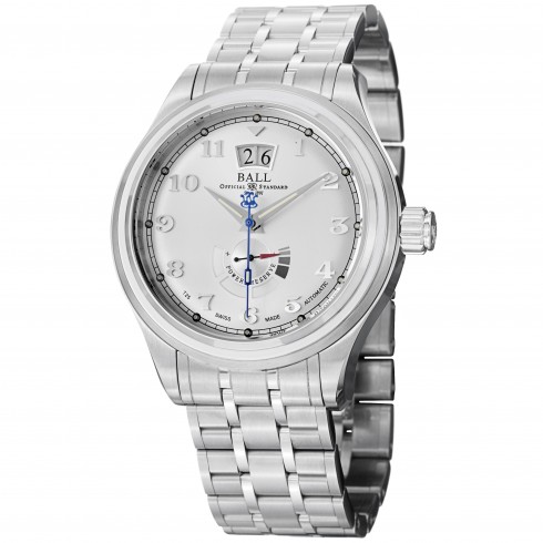 Ball Train Cleveland Automatic Silver Dial Steel Men's Watch PM1058D-SJ-SL watches