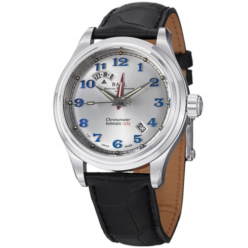 Ball Train Master Dual Time Automatic Silver Dial Men's Watch GM1020DLCJSLBK watches