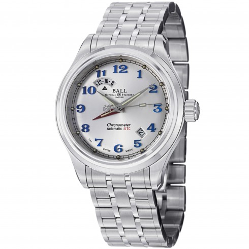 Ball Train Master Dual Time Automatic Silver Dial Men's Watch GM1020D-SCJ-SL watches